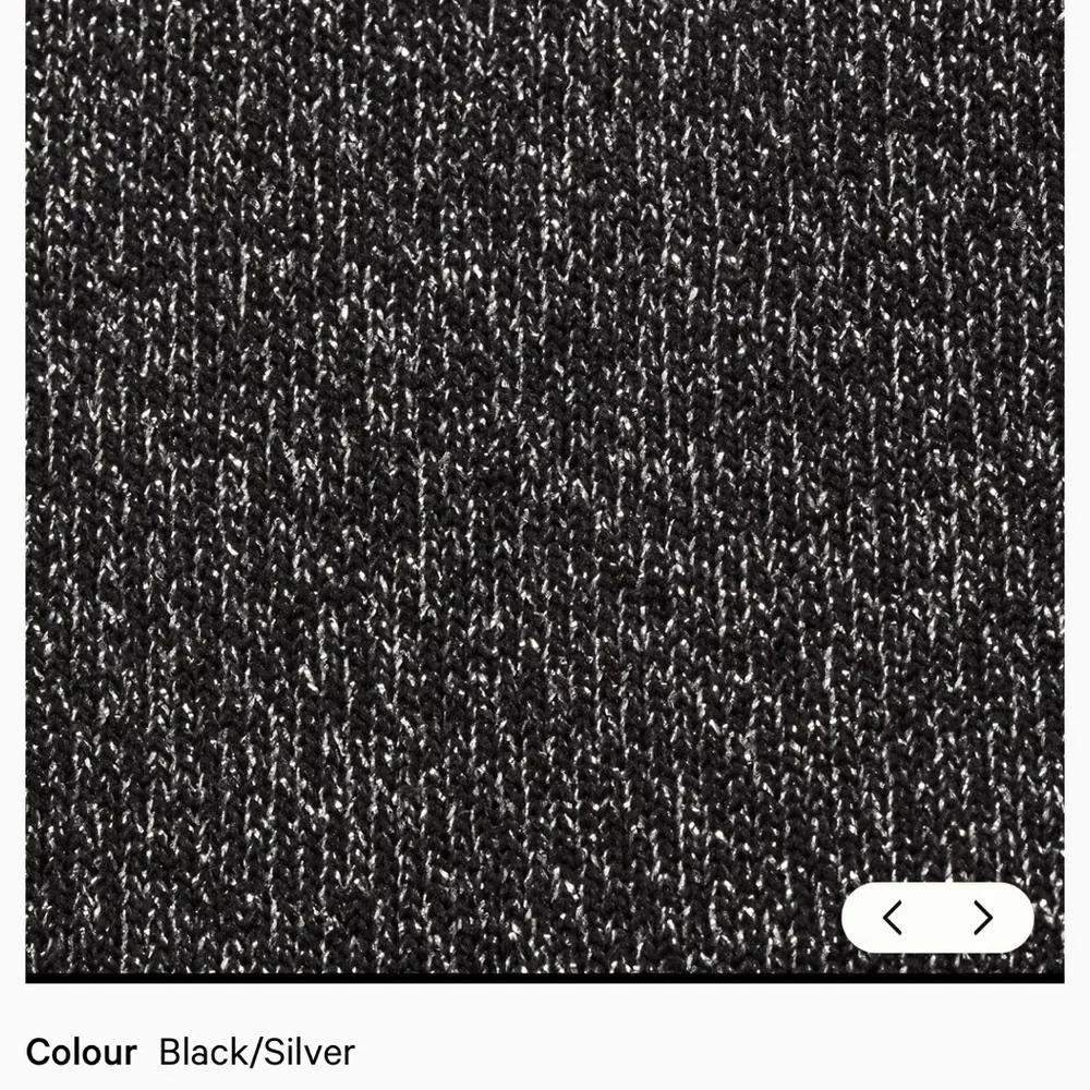 Lululemon NWT Daily Stride Sparkle Socks Black Moon/ Silver glimmer Medium